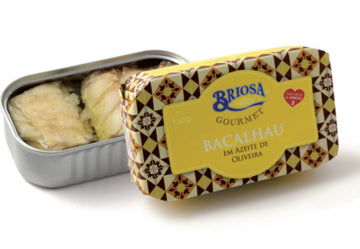 Briosa, Bacalhau (cod portughez) în ulei de măsline, 120g