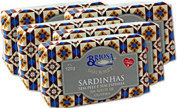Briosa, Sardine fără piele și fără oase, în ulei de măsline 120g